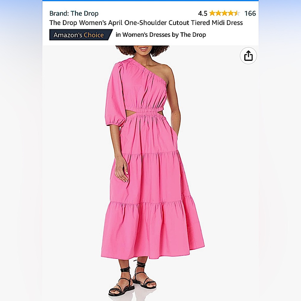Amazon The Drop - NWT - April Tiered Midi Dress